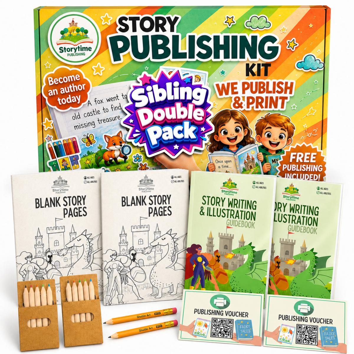 Story Publishing Kit - Sibling Double Pack